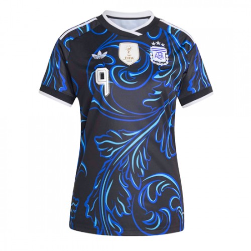 Argentina Julian Alvarez #9 Replika Bortatröja Damer VM 2026 Kortärmad